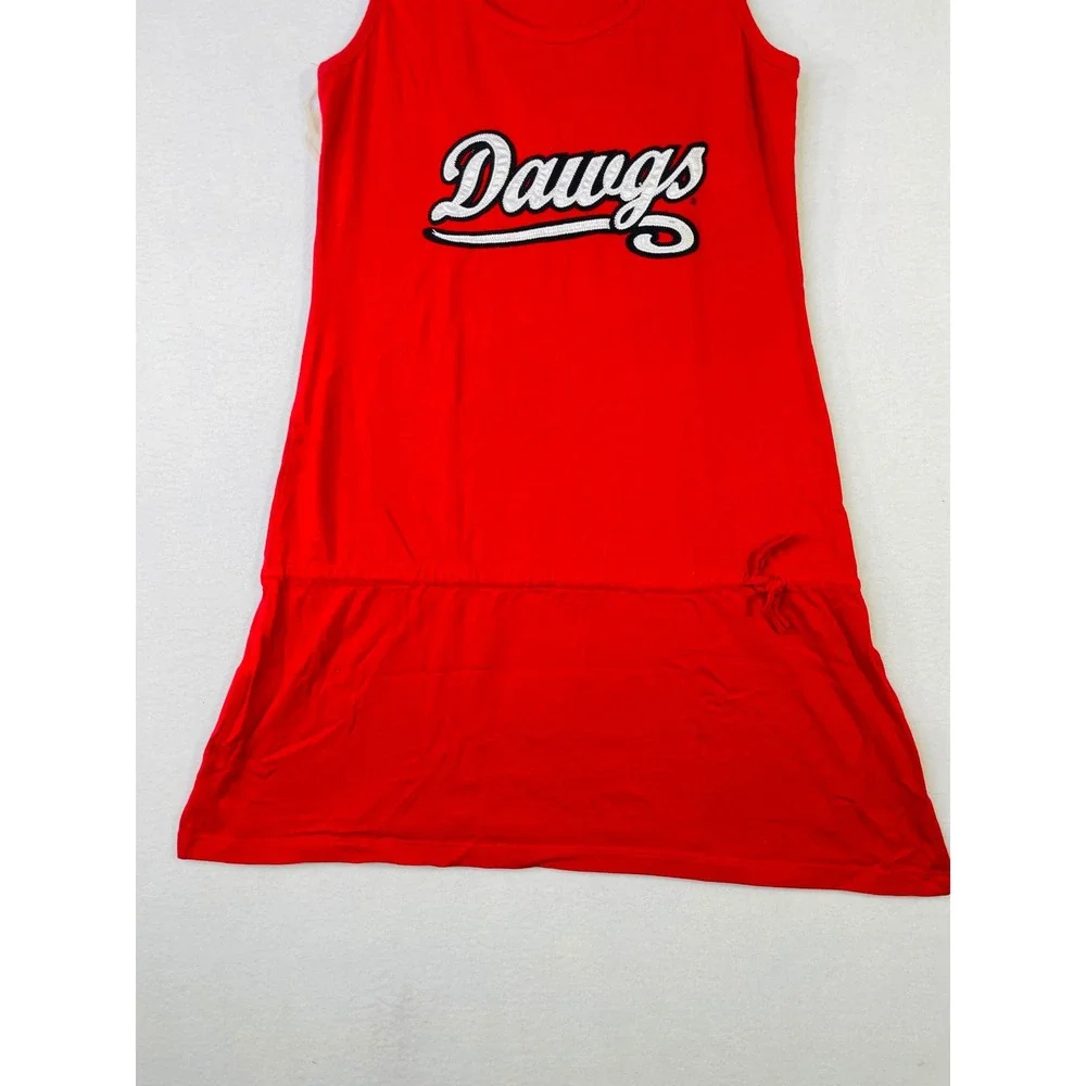 Campus Specialties Georgia Bulldogs Dawgs Red Racerback Tank Dress Junior Medium - Picture 4 of 8